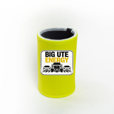 Big Ute Energy Stubby Holder - White Background Thumbnail